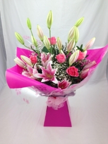 Rose & Lily Flower Bouquet