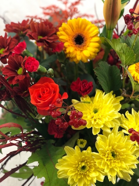 Autumnal Gorgeous Gift Flower Vase