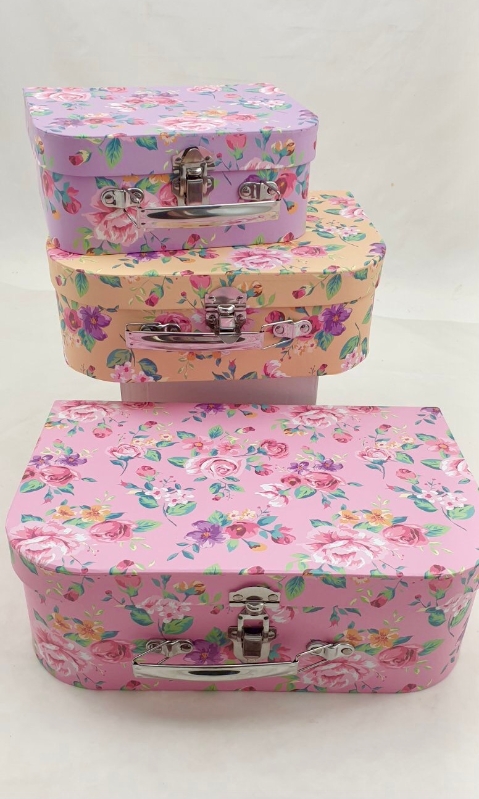 Vintage Flower Suitcase