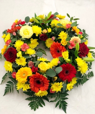 Circle of Friends Flower Wreath