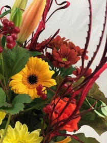 Autumnal Gorgeous Gift Flower Vase