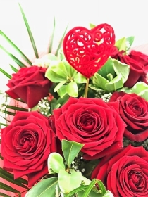 True Love Dozen Red Rose Bouquet