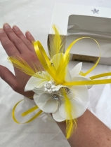 Silk Orchid Wrist Corsage