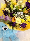 Baby Boy Bliss Flowers & Gift Set