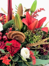 Holly Berry Flower Centrepiece